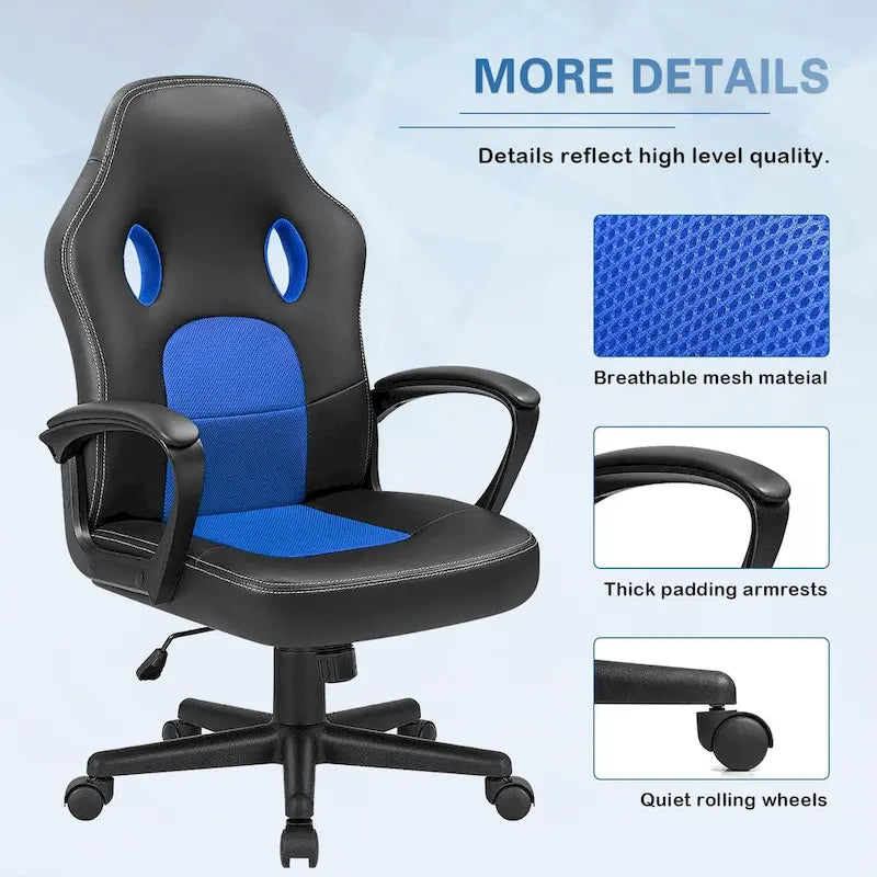 Homall High Back Leather Office Gaming Chair