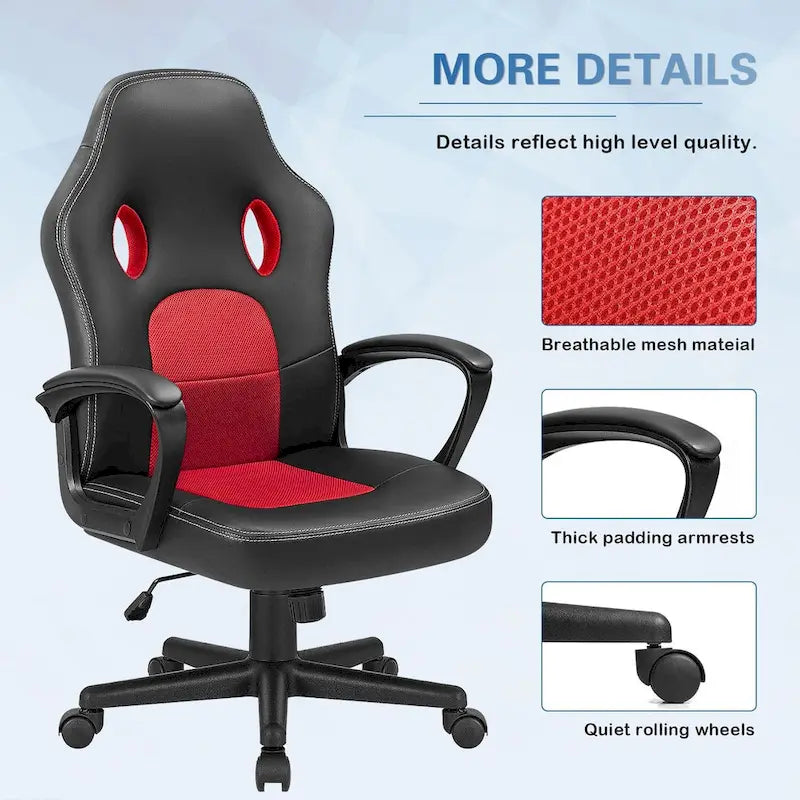 Homall High Back Leather Office Gaming Chair