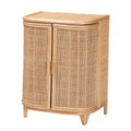 Yanka Bohemian Natural Rattan Storage Cabinet
