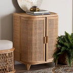 Yanka Bohemian Natural Rattan Storage Cabinet