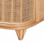 Yanka Bohemian Natural Rattan Storage Cabinet