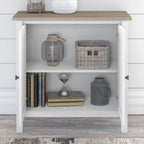 Mayfield 5 Shelf Bookcase with Doors by Bush Furniture