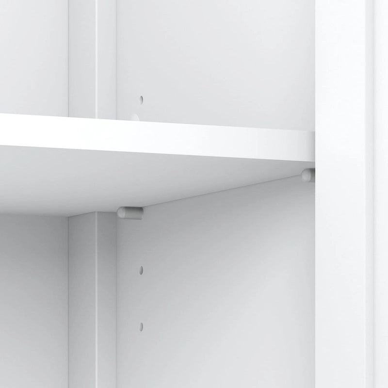 Mayfield 5 Shelf Bookcase with Doors by Bush Furniture