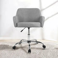 Modern Upholstered Home Office Chair Swivel Arm Desk Chair Task Chair