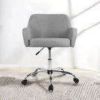 Modern Upholstered Home Office Chair Swivel Arm Desk Chair Task Chair