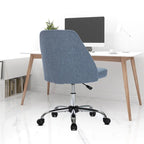 Modern Upholstered Home Office Chair Swivel Arm Desk Chair Task Chair