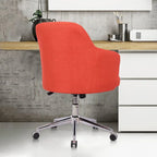 Modern Upholstered Home Office Chair Swivel Arm Desk Chair Task Chair