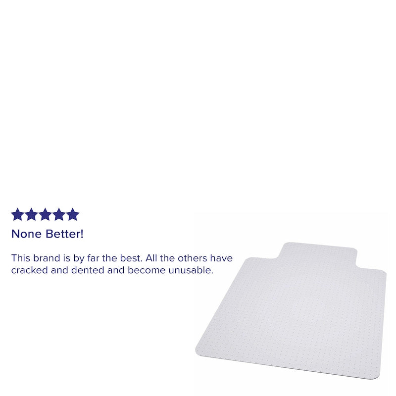 36  x 48  Big & Tall 400 lb. Capacity Carpet Chair Mat with Lip