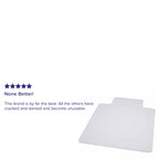 36  x 48  Big & Tall 400 lb. Capacity Carpet Chair Mat with Lip