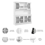 Westbrook 60W Sideboard Buffet Cabinet with Hutch by Bush Furniture