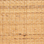 Curacao Modern Bohemian Light Honey Rattan 2-Drawer Bookcase