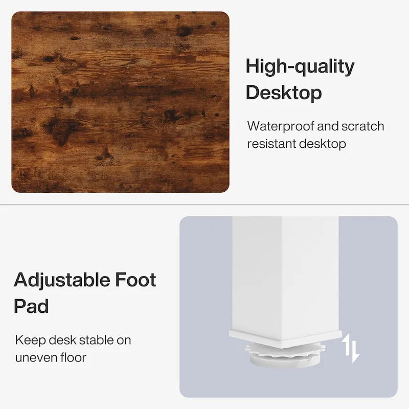 78.8  Extra Long 2 Person Computer Desk with Metal Legs for Home Office Bedroom