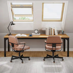 78.8  Extra Long 2 Person Computer Desk with Metal Legs for Home Office Bedroom