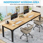78.8  Extra Long 2 Person Computer Desk with Metal Legs for Home Office Bedroom