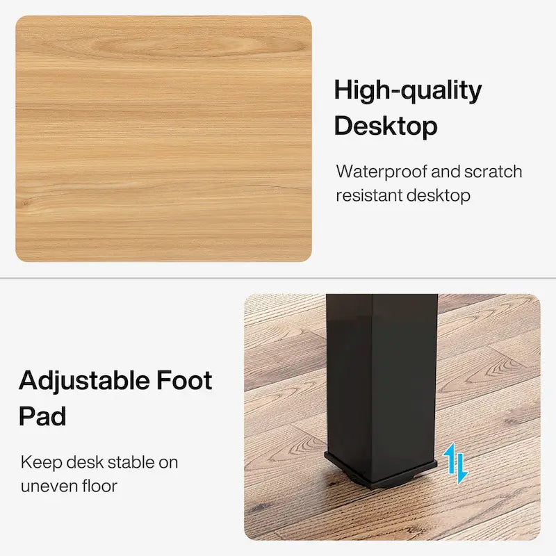 78.8  Extra Long 2 Person Computer Desk with Metal Legs for Home Office Bedroom