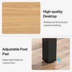 78.8  Extra Long 2 Person Computer Desk with Metal Legs for Home Office Bedroom