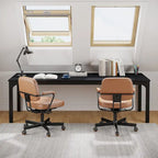 78.8  Extra Long 2 Person Computer Desk with Metal Legs for Home Office Bedroom