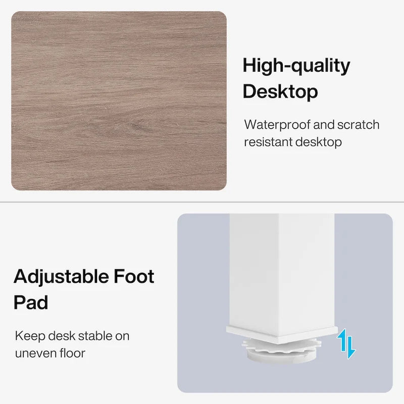 78.8  Extra Long 2 Person Computer Desk with Metal Legs for Home Office Bedroom