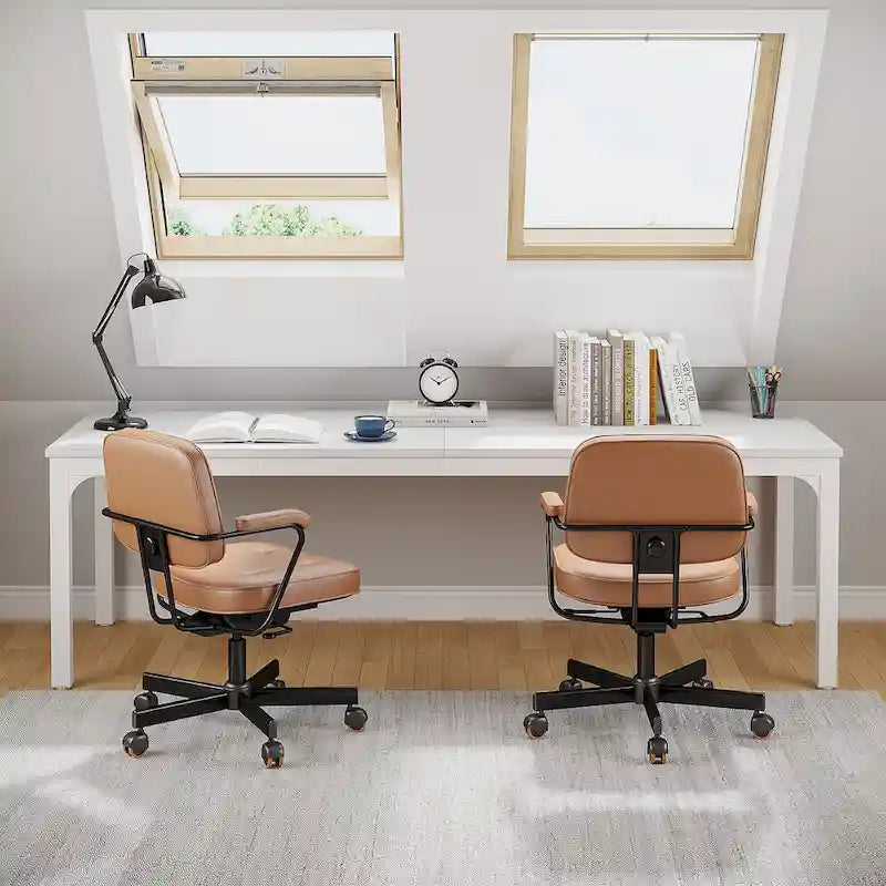 78.8  Extra Long 2 Person Computer Desk with Metal Legs for Home Office Bedroom