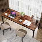78.8  Extra Long 2 Person Computer Desk with Metal Legs for Home Office Bedroom