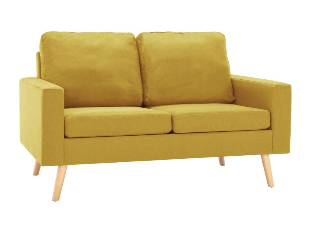Yellow Fabric Sofa
