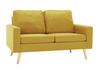 Yellow Fabric Sofa