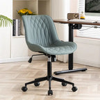 Armless Home Office Desk Chairs with Wheels Rolling Task Chair