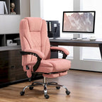 Vinsetto Massage Office Chair with 6 Vibration Points, Heated Reclining Computer Chair, Swivel Desk Chair