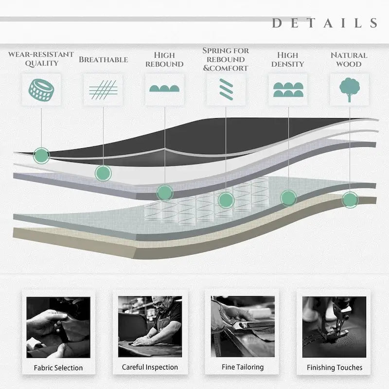 Leather Executive Office Chair- High Back Home Computer Desk Chair with Padded Flip-up Arms, Adjustable Tilt Lock