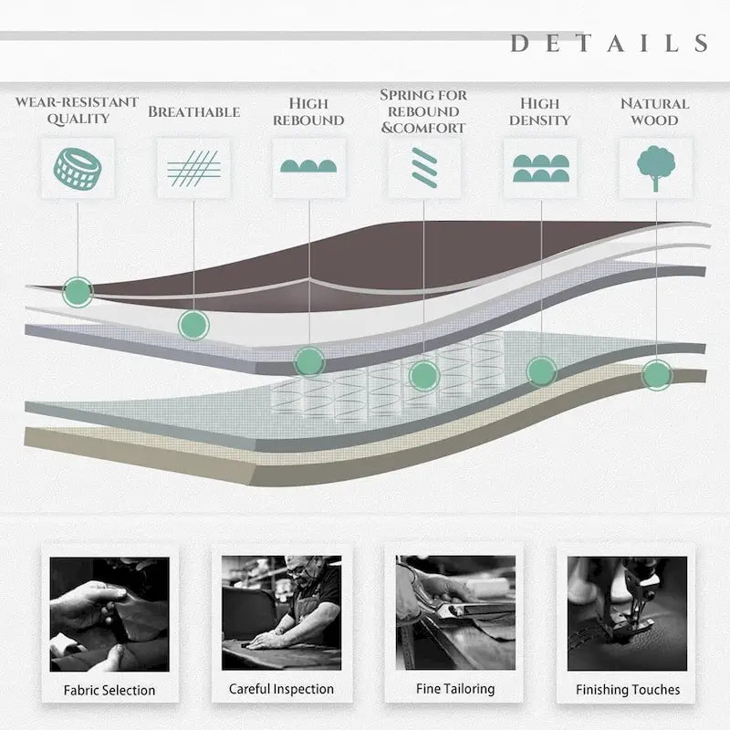 Leather Executive Office Chair- High Back Home Computer Desk Chair with Padded Flip-up Arms, Adjustable Tilt Lock