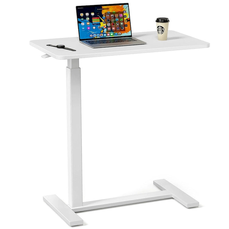 Adjustable mobile bed desk, computer desk, mobile standing desk