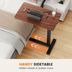 Adjustable mobile bed desk, computer desk, mobile standing desk