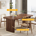 63  Computer Desk for Home Office, Simple Rectangular Writing Table for Study Room Bedroom