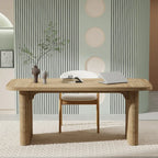 63  Computer Desk for Home Office, Simple Rectangular Writing Table for Study Room Bedroom