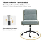 Siegfried Modern Swivel Tilting Office Chair with Removable Soft Upholstery by HULALA HOME
