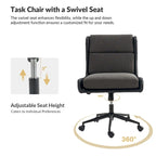 Siegfried Modern Swivel Tilting Office Chair with Removable Soft Upholstery by HULALA HOME