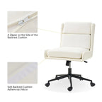 Siegfried Modern Swivel Tilting Office Chair with Removable Soft Upholstery by HULALA HOME