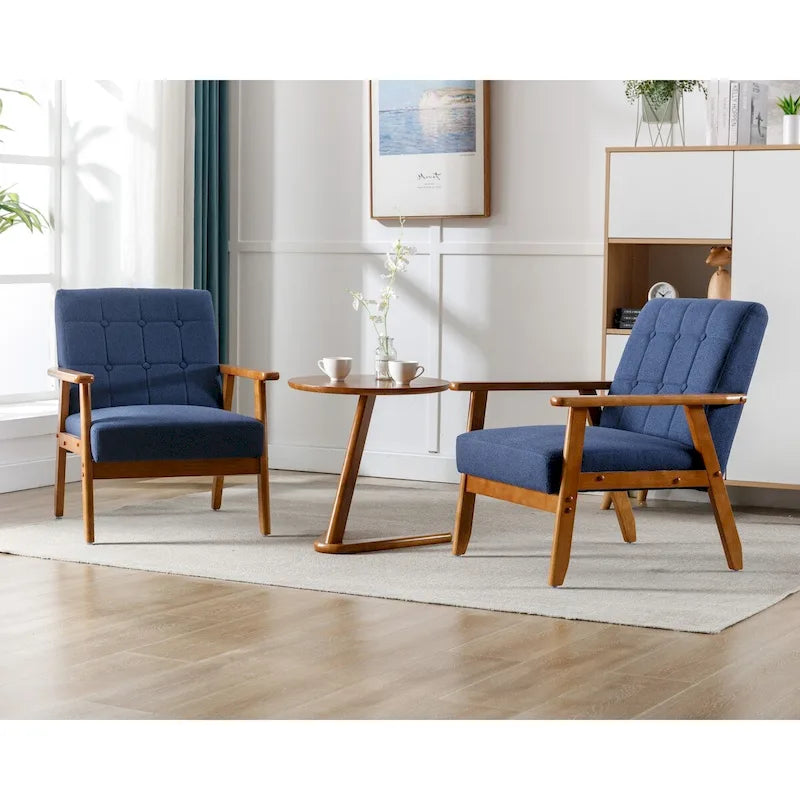 Accent Chairs Set of 2 with Side Table Arm Chair for Living Room Bedroom Office - 30.71 H*25.39 W *27.95 D