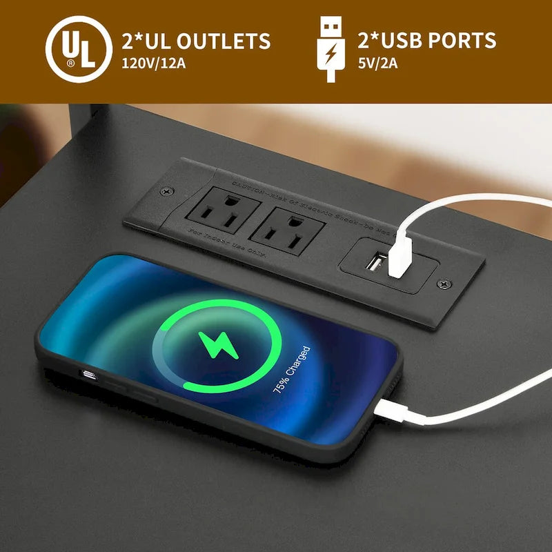 Moasis 3-Shelf Printer Stand with Storage, Rolling Printer Table Machine Cart Organizer with Wheels