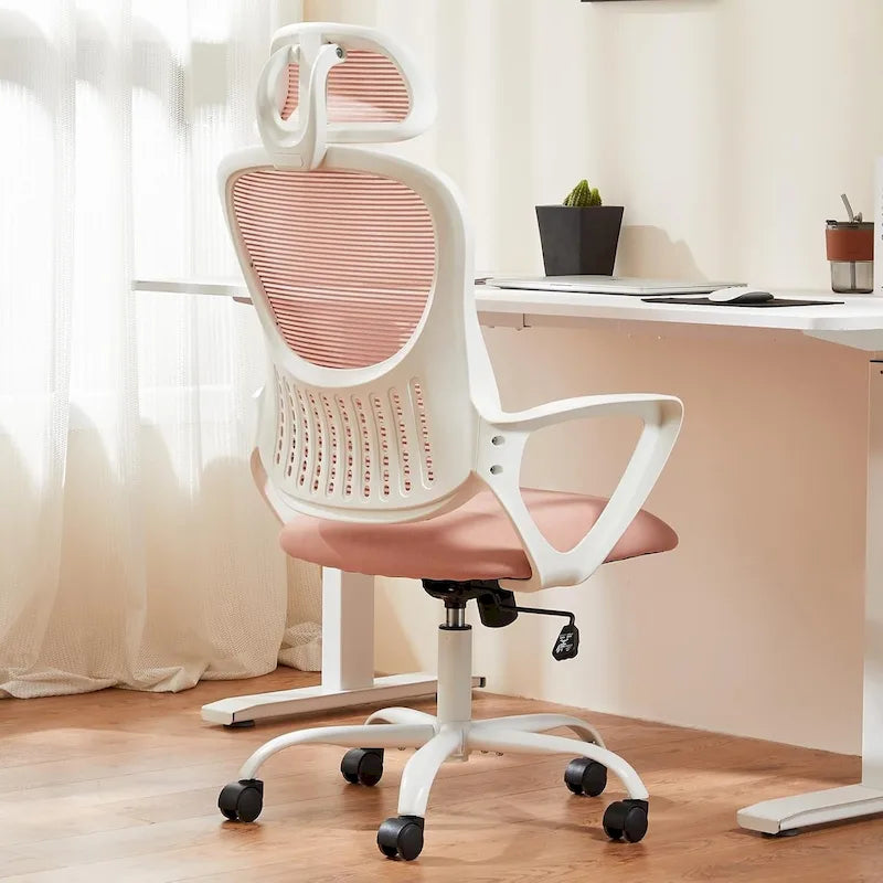 Ergonomic Office Chair, High Back Desk Chair with Headrest, Home Office Swivel Mesh Computer Chair Office Chairs