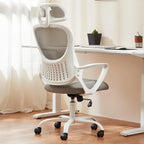 Ergonomic Office Chair, High Back Desk Chair with Headrest, Home Office Swivel Mesh Computer Chair Office Chairs