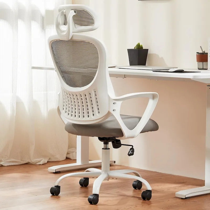 Ergonomic Office Chair, High Back Desk Chair with Headrest, Home Office Swivel Mesh Computer Chair Office Chairs