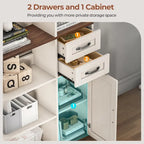 7-Shelf Corner Bookshelf L-Shape Bookcase Large Storage Shelf Display