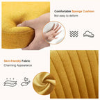 Armless Home Office Desk Chair with Wheels for Small Spaces