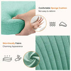 Armless Home Office Desk Chair with Wheels for Small Spaces