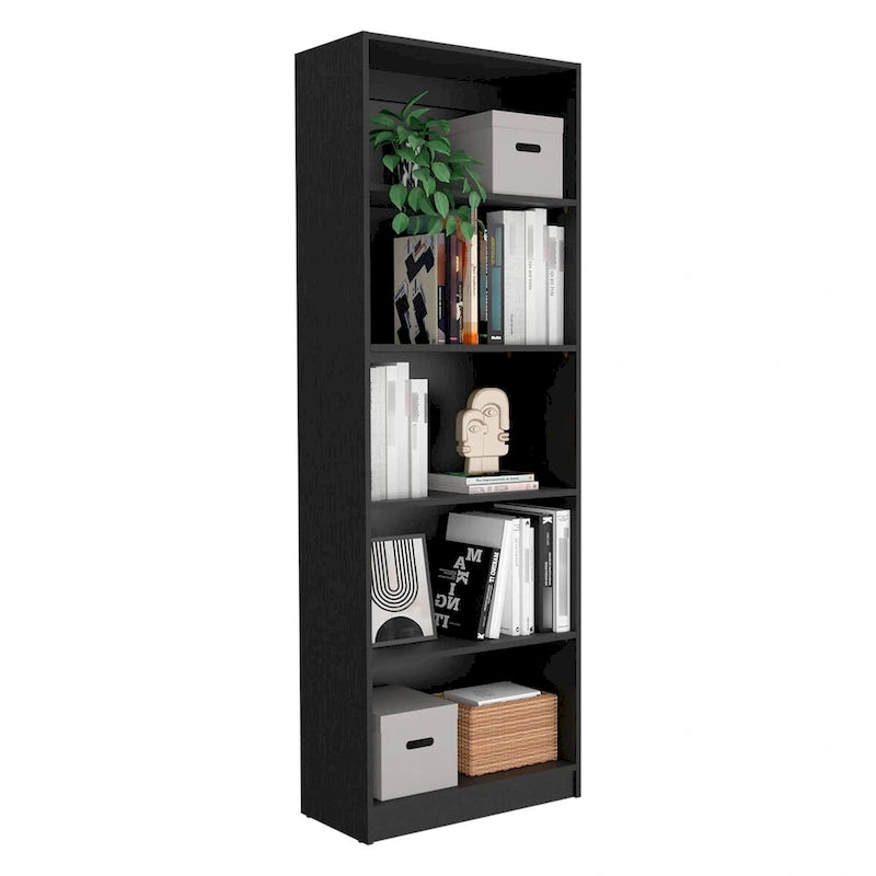 Home 4 Shelves Bookcase with Multi-Tiered Storage