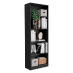 Home 4 Shelves Bookcase with Multi-Tiered Storage