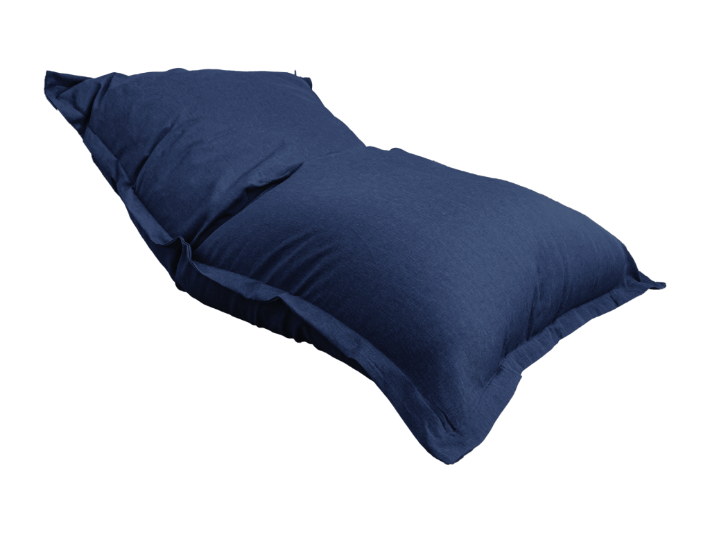 Blue Ottoman, 190 x 155 cm