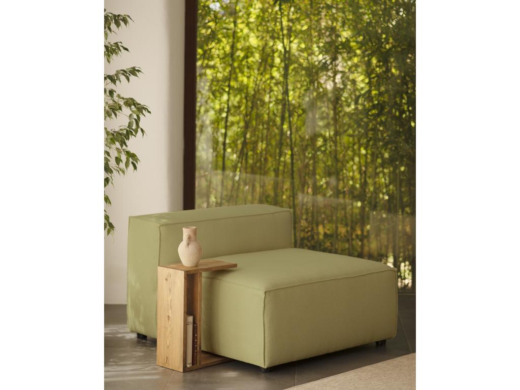 Green Velvet Accent Chair, 110 x 90 cm
