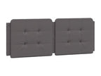 Gray Faux Leather Mattress, 140 x 200 cm